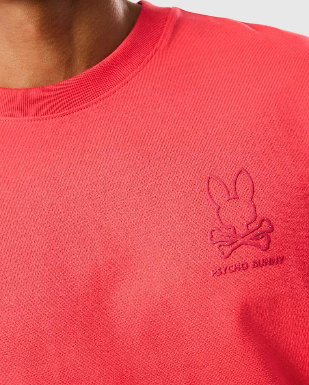 Tees Psycho Bunny Barrett Relaxed Fit Tee Hibiscus Homme | EKA-57877309